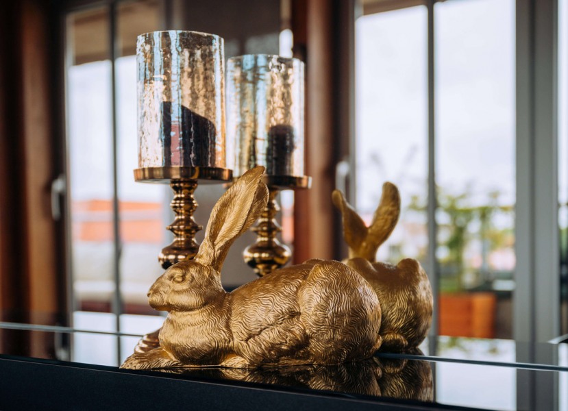 Dekorative Elemente im Atelier Tim J. Hoffmann